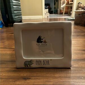 rae dunn papa bear photo frame 5x7